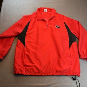 University of Georgia BullDogs Mens ¼ Zip Pullover Size Large NCAA